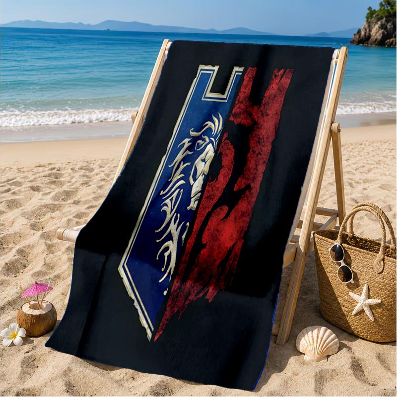 Warcraft game Beach Towel, Microfiber Beach Towel, Perfect For Pool, Beach, Travel, Home Decor Beach Party Fan gifts