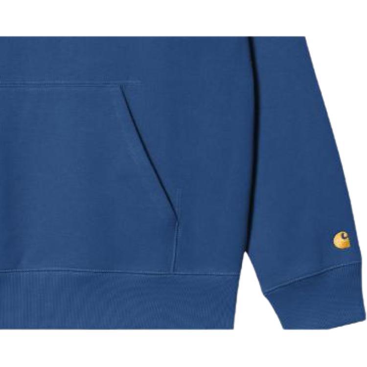 Carhartt WIP SS23 Повседневная свободная толстовка с капюшоном Мужская толстовка Синяя I026384-1NU-XX