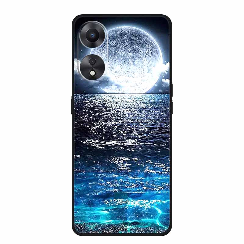 Чехол для OPPO A78 5G Модный силиконовый мягкий ТПУ задняя крышка для Oppo A58 A58X 5G OPPOA78 5G Чехлы для телефонов Ударопрочный CPH2483 Fundas