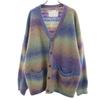 ADAM PATEK Gradation Long Sleeve Knit Cardigan 1 Blue Men's Used