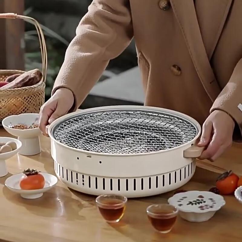 Многофункциональный походный и домашний угольный гриль Zhichu