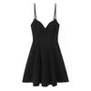 2025 Spring Women's European & American Sweetheart Neck Mini Dress