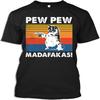 Футболка с кошкой Смешная кошка Pew Pew Madafakas Футболка для мужчин женщин