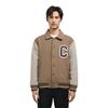 Converse Бейсбольная куртка мужская коричневая 10028007-A01