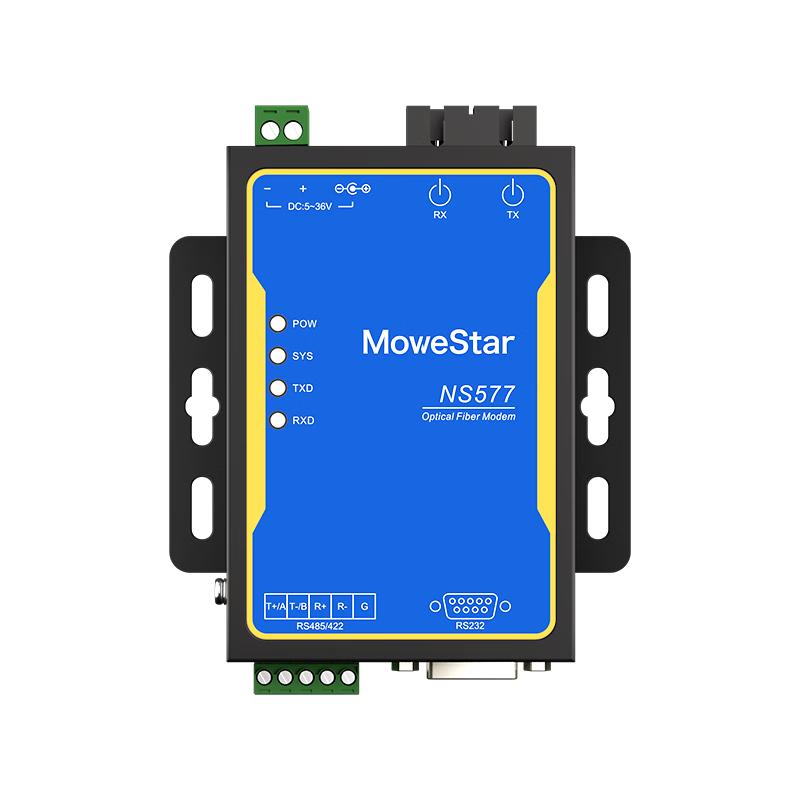 Промышленный преобразователь MoweStar RS232/422/485 последовательного интерфейса в оптоволоконный