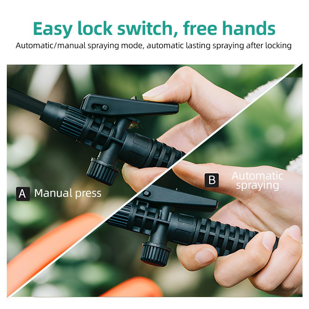 Портативный садовый опрыскиватель под давлением насоса 2,11 галлона/8 л портативный опрыскиватель для газонов и садов с