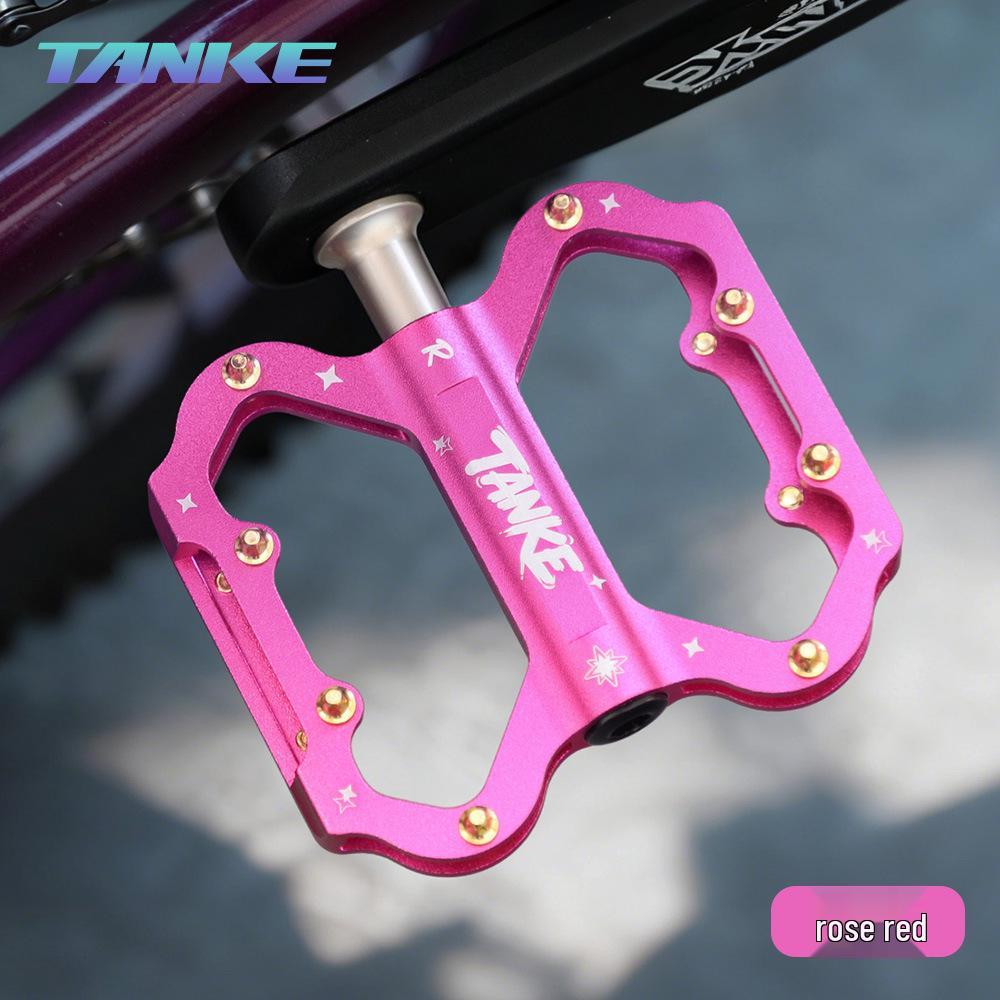Carbon Keke TANKE Dahon Colorful Three Bearings Bicycle Pedals for Mountain and Road Bikes
