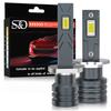 2pcs 60W H1 LED Headlight Bulbs H3 Led Lamps Mini 20000LM 3570 CSP High Low Beam Fanless Bulb Car Fog Lights 12V 6000K Daytime Running Light