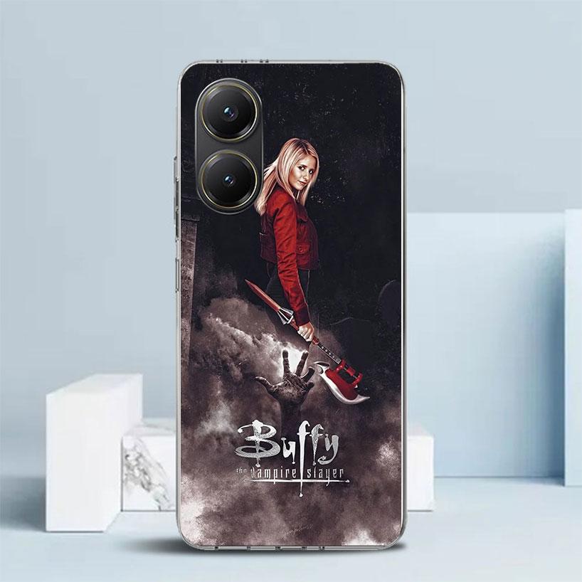 Чехол для телефона Xiaomi Poco F7 Ultra X7 X6 X5 Pro M7, Redmi 15 15C 13 13C 12 12C 10 10C, Баффи Истребительница вампиров, Мягкий чехол, Печать