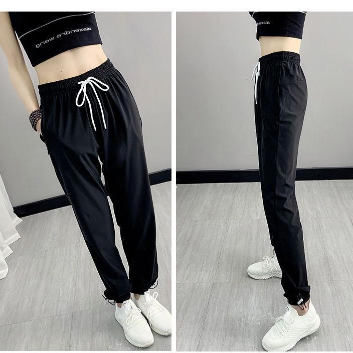 Дышащие быстросохнущие спортивные брюки для женщин, летние брюки для бега на открытом воздухе