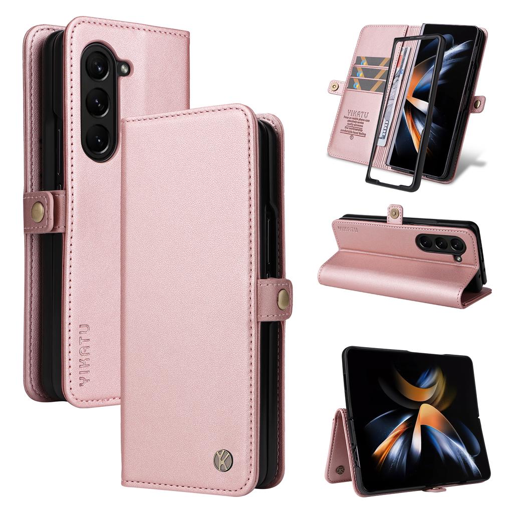 Магнитный чехол-книжка для Samsung Galaxy Z Fold 7 6 | Ультратонкий дизайн Премиальный роскошный чехол для Samsung Galaxy Z Fold 5 4 3