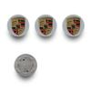 (65mm) 4pcs Porsche Wheel Centre Caps Cover 65MM Hub Badge Emblem Protector