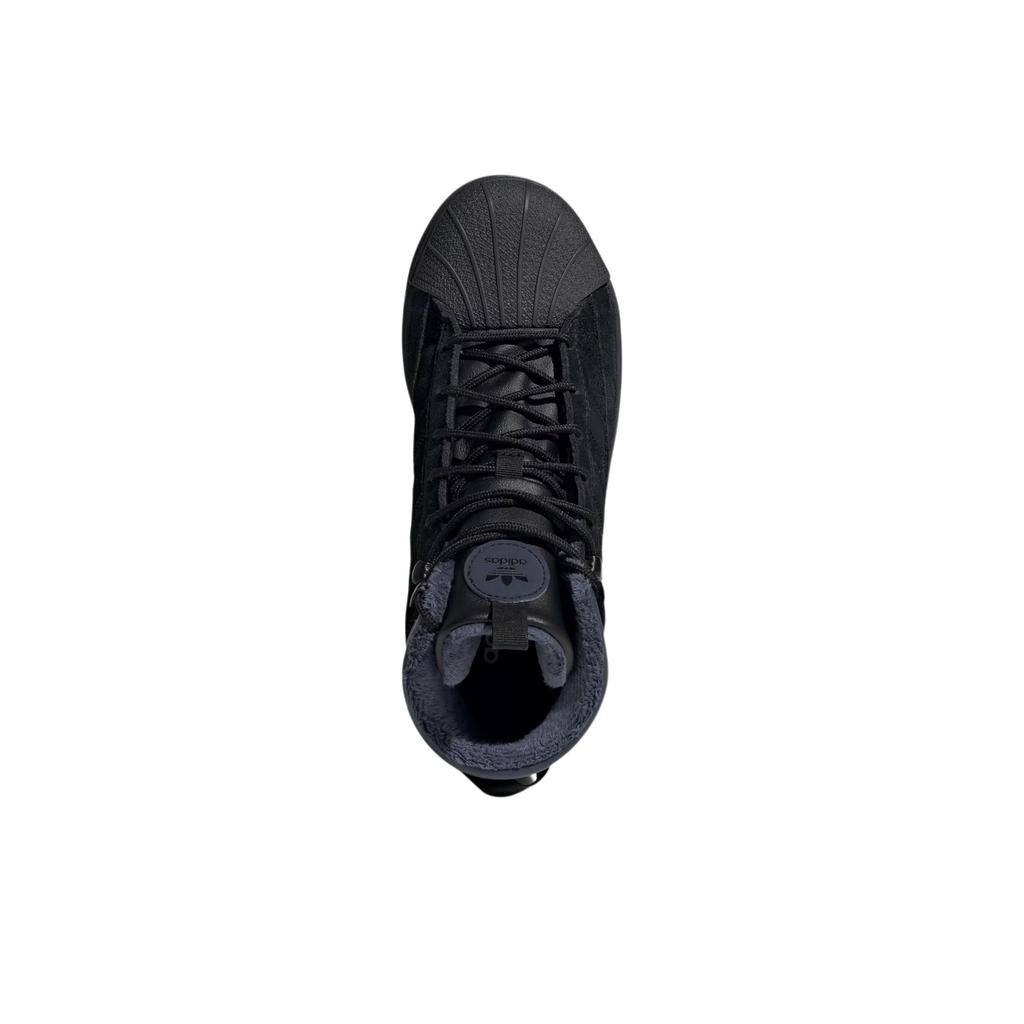 adidas Оригинальные кроссовки Superstar Winterized Trek Fashion Удобные высокие уличные ботинки Унисекс Черные JQ0346