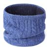 Thick Knitted Neck Gaiter Keep Warm Half Face Mask Fashion Cold-proof Collar  Winter