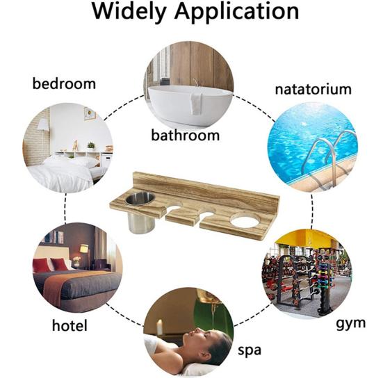 Органайзер для волос, настенный держатель для фена, гладкий край, без заусенцев, простой