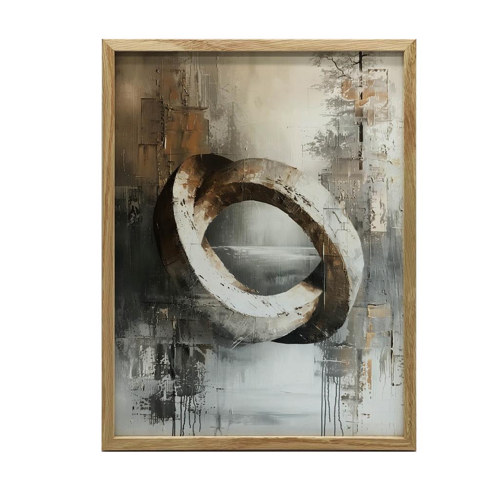 Pierścień Natury Pierścień Natury, 70X100 Cm, Rama Drewniana Ciemny Brąz, Papier Matowy 230 Gsm