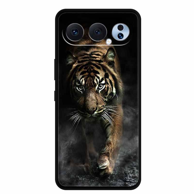 Case For Honor 500 Pro 5G Animals Lion Soft Black Silicone TPU Phone Case For Honor 500 Pro Shell 6.55" Protection Bumper Fundas