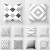 Grey Series Family Pillowcase Square Home Office Cushion Cover