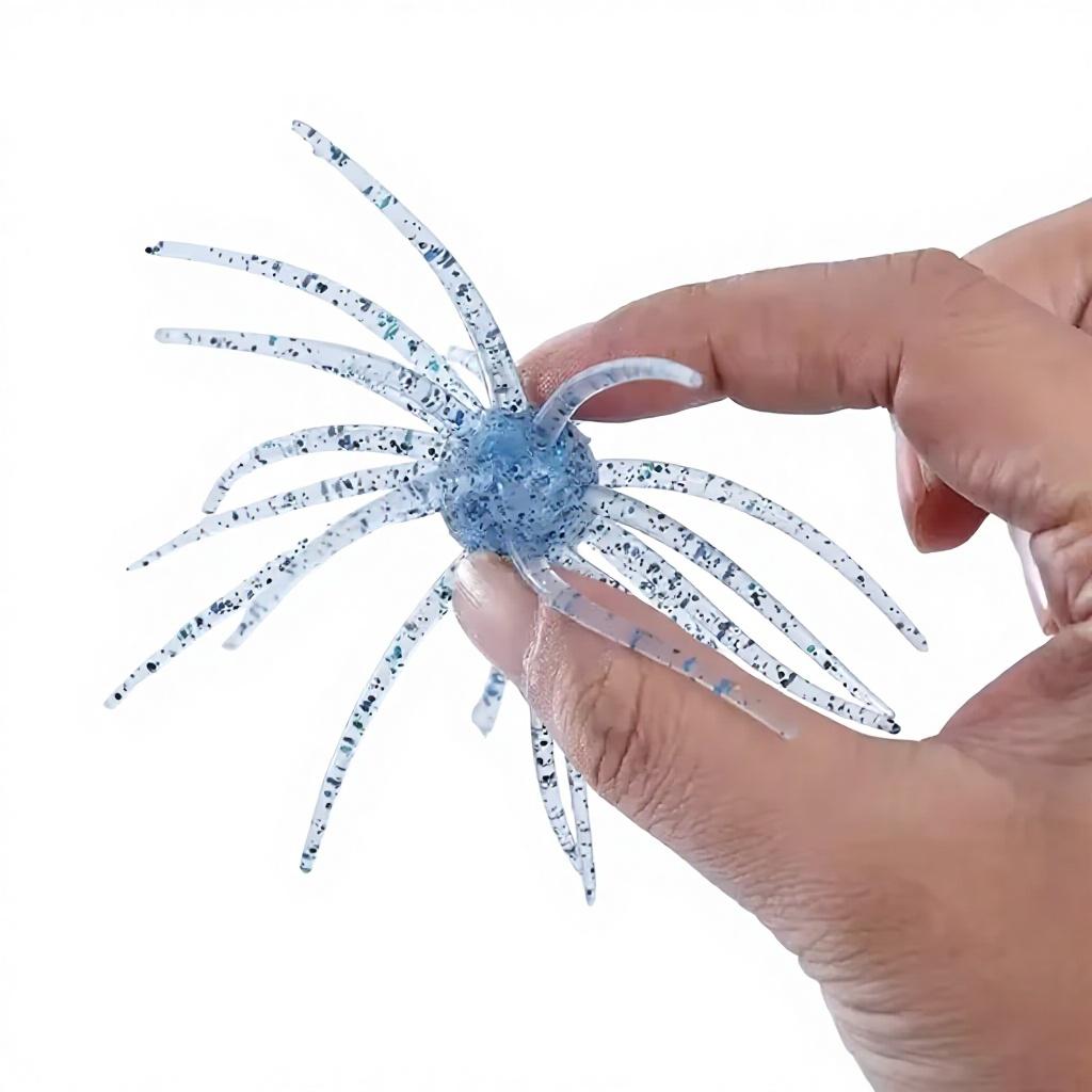 Simulated PVC Sea Urchin Artificial Soft Bait 2g 8g Without Hooks for Ocean Boat Fishing Sea Bass
