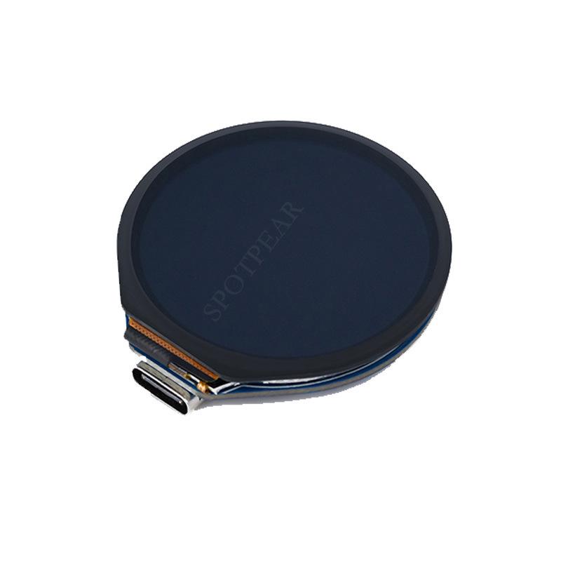1.28" Circular LCD Development Board with Touchscreen, ESP32-C3 Microcontroller, WiFi, Bluetooth, and Technical Support
