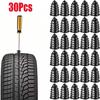 30Pcs Car Tyre Repair Rubber Nail Set Universal Car Motorcycle Tyre Repair Nails Truck Scooter Bike Tire Puncture Repair Tool