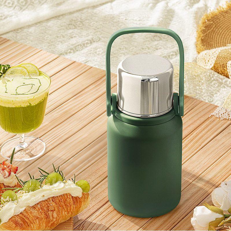 Thermos Cup, Travel Kettle, Tea Cup, Portable for Adults, Can Be Carried on the Body, Can Be Hung on the Body, and Can Be Used as a Water Bottle