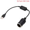 Wired Controller 5V To 12V Power Adapter Driving Recorder Gps E-Dog Car Charger Usb C Male To Car Cigaret Socket Female Adapter