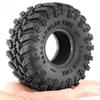4Pcs 2.2in Crawler Tires Oversized 136mm Rubber Tyre for 1/8 RC Car Axial Yikong YK4083 CROSSRC Rhinoceros Upgrade Parts