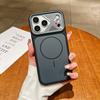Магнитный чехол для телефона для iPhone 17 Air 11 12 13 14 15 16 17 Pro Max Magsafe Официальный ударопрочный жесткий защитный чехол