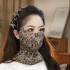 Thickened Warm Face Mask Flower Cycling Cold-Proof Scarf New Winter Neck Warmer  Women
