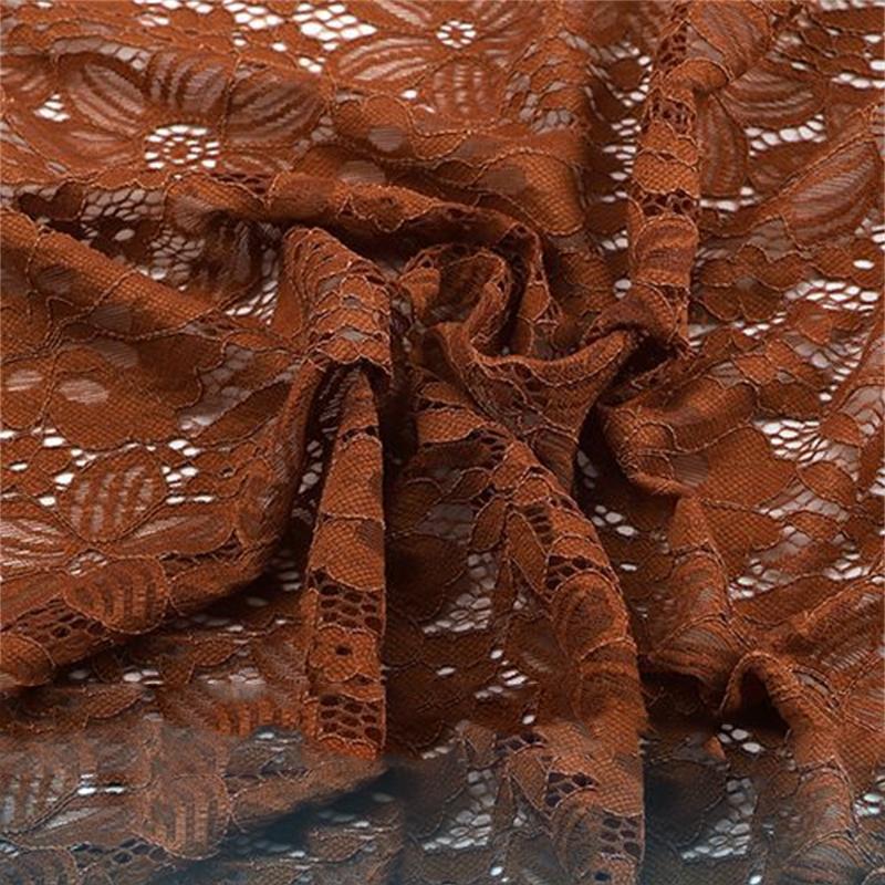 Базовая рубашка Одежда Ткань Бегония Ткань Кружево