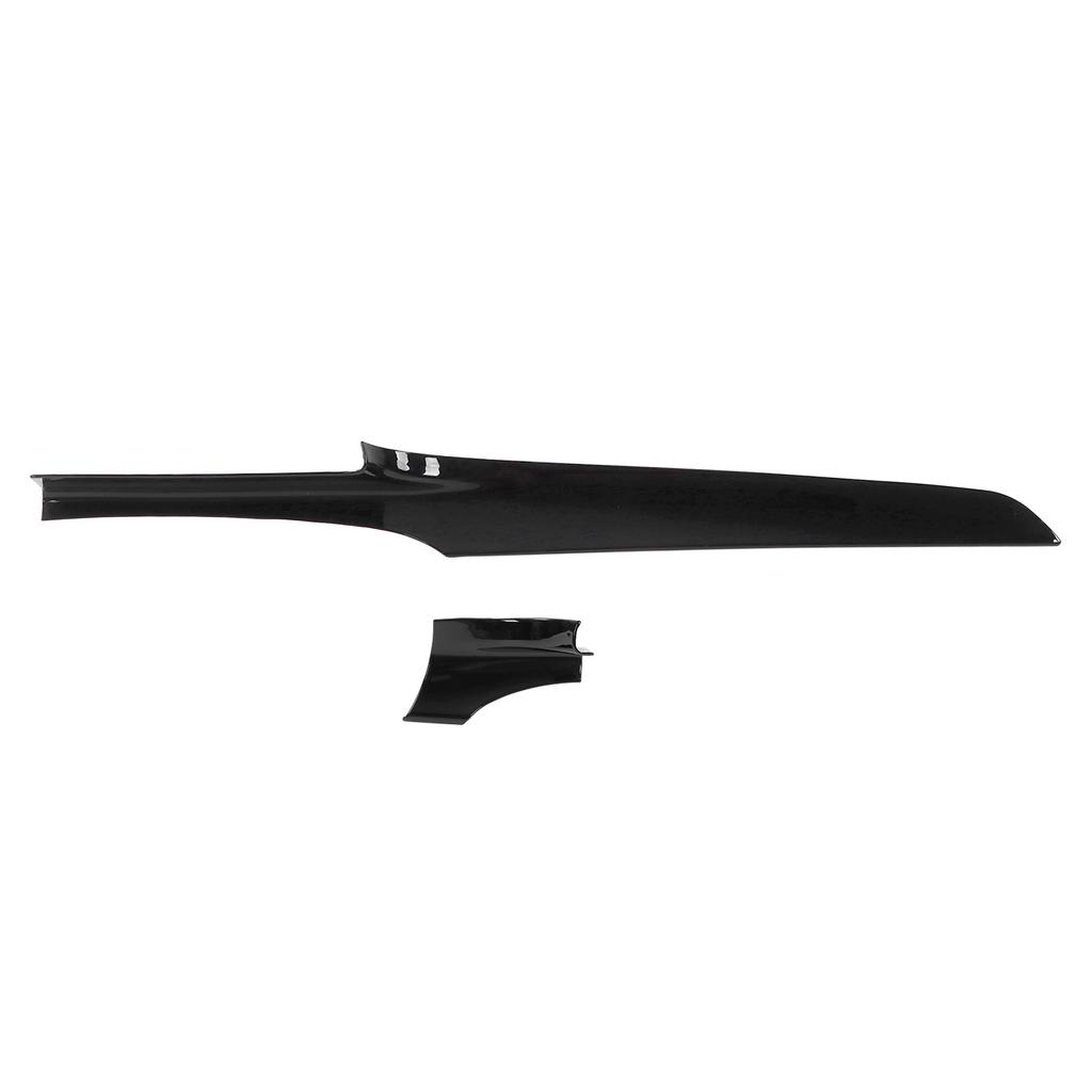 2PCS Center Console Dashboard Cover Trim Replacement for   C Class W205 2015+(Black )