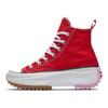 Converse Модные и удобные универсальные парусиновые кеды хайтопы Run Star Hike унисекс красные