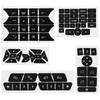 Car Button Repair Sticker Decals For Mercedes Benz C-Class W204 S204 C204 Facelift SLK-Class R172 E-Class W212 Coupe C207