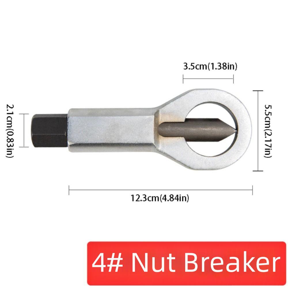 AntiSlip Grip Nut Remover Rust-Removed Bolt Removal Tool Nut Breaker Rusty Screw Extraction
