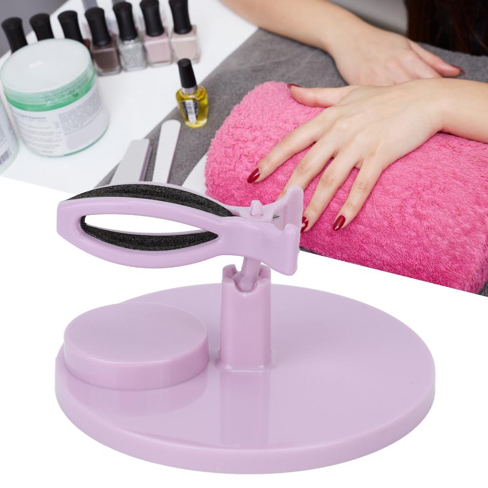 Anti-Fall Stable Base Tilted Nail Polish Stand Ideal For Home Diy Manicure Use