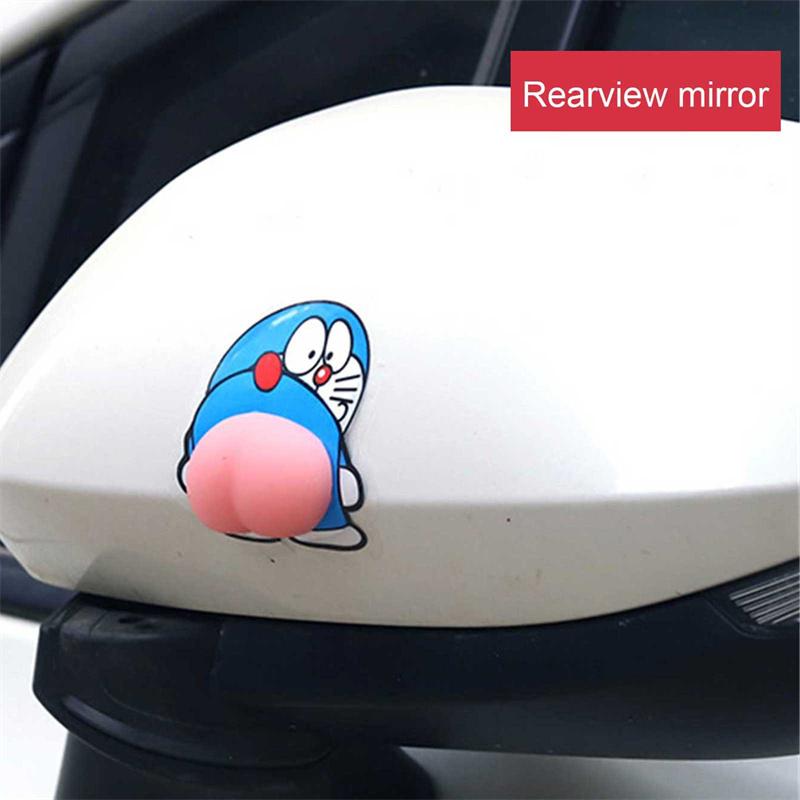 Защита от натирания двери автомобиля протектор против царапин милый приклад мультфильм против столкновений полосы украшения тела бампер защита губ