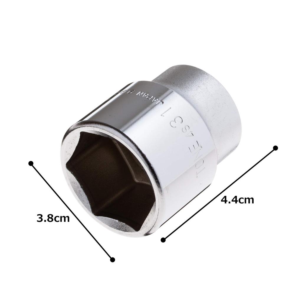 TONE Socket Drive Angle Width Across Flats 31mm (Hexagonal) 4S-31 12.7mm (1/2")