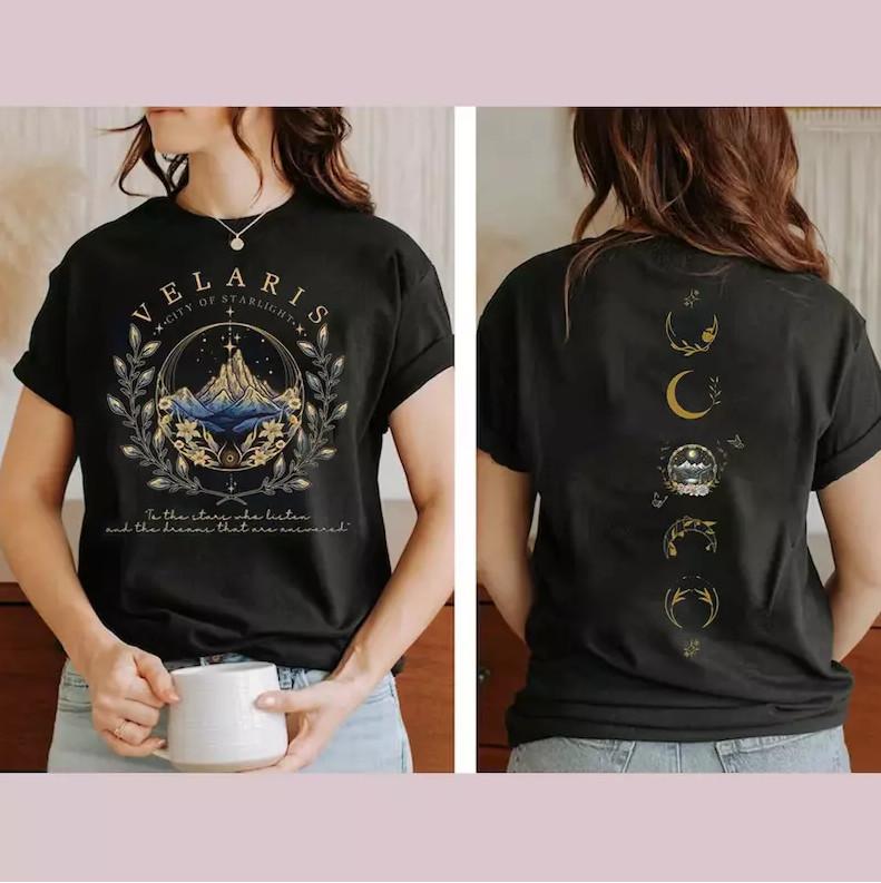 Velaris Acotar Shirt, Velaris City Of Starlight, The Night Court Shirt, SJM Merc