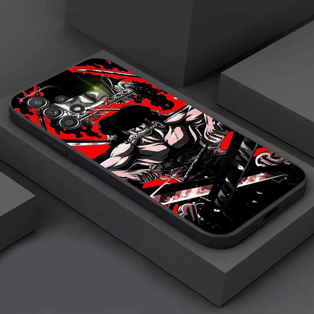 Anime Ones P-Piece Zoro Phone Cover For Samsung Galaxy A56 A57 A37 A55 A36 A26 A17 A07 A35 A34 A53 A54 A52 A73 A72 A32 Back Case