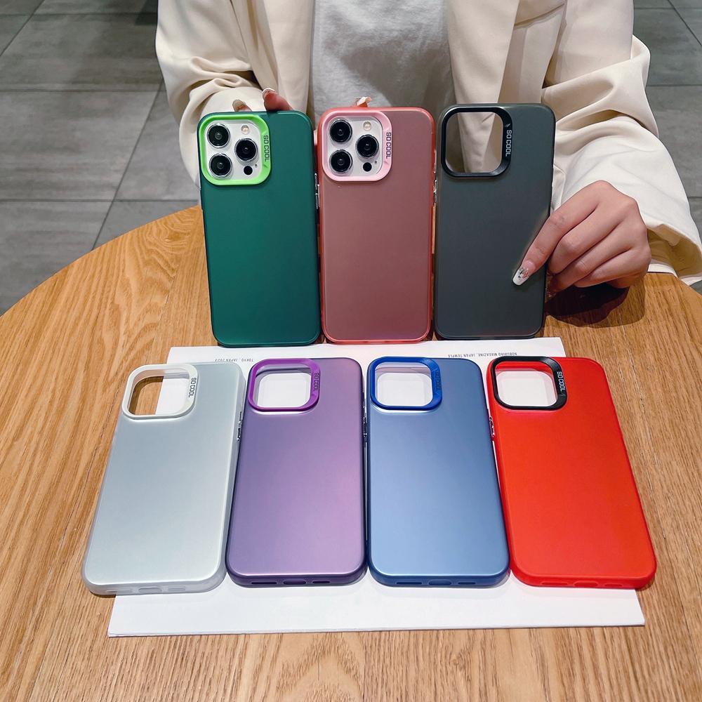 KEYSION Металлический матовый чехол Aurora Skin для iPhone 12 11 Pro Max, силиконовый противоударный чехол для iPhone SE 3 2020 XS Max XR