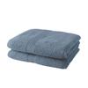 Set of 2 TODAY Towels 50x90 Cm 100% Cotton - Denim