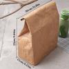Коричневый бумажный пакет для ланча, многоразовый, изолированный, термосумка-холодильник с магнитной застежкой