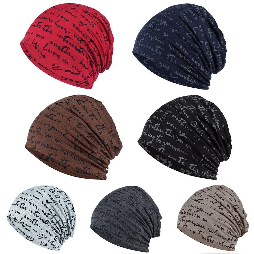 Women's Knit Cap Goth Bonnet Nightcap Men's Hat Head Wrap Hip Hop Beanies