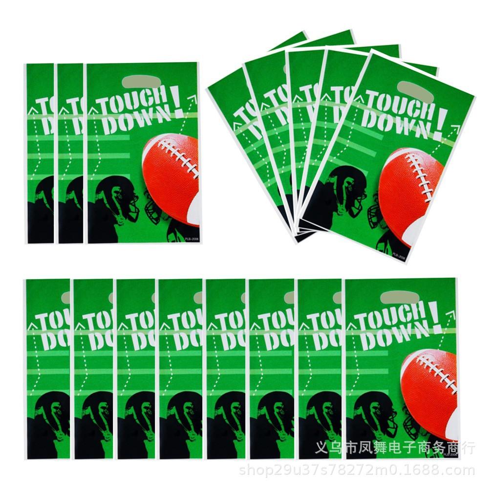 Super Bowl Football Kids Party Supplies Tableware Tablecloth Paper Plates Banners Pennant Decorations