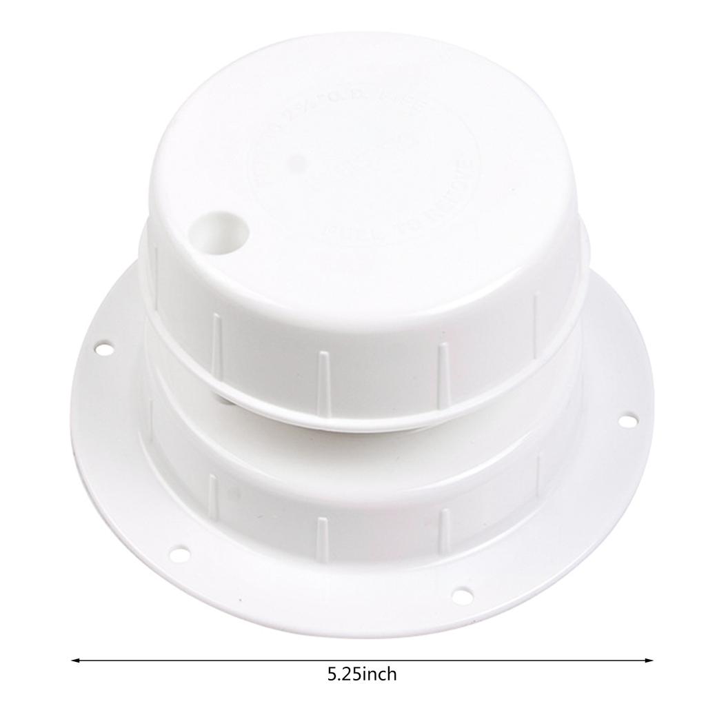 RV Plumbing Vent Cap Roof Cover for Trailer Camper Motorhome 1 To 2 3/8'' Roof Sewer Vent Cover Replacement RV Accessory