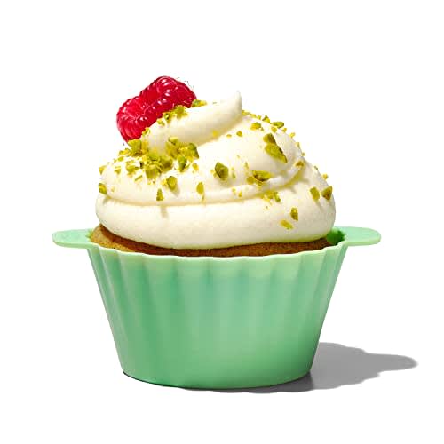 OXO Silicone Baking Cups, Muffin Cake Pans, Set of 12, 3 Oz. Each