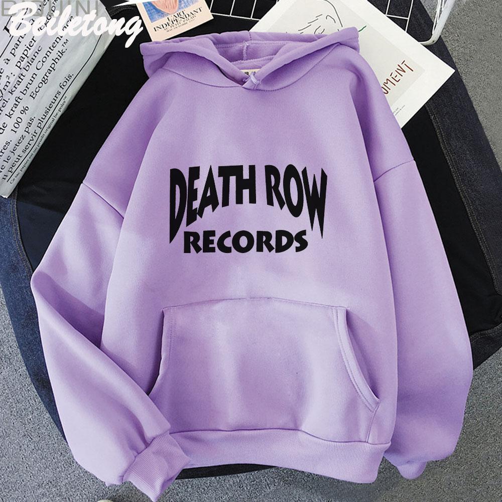 Cool Death Row Records LOGO Men Hoddie Fashion Casual Hoodies Long Sleeve Women/men Spring/Autumn Sweatshirt Harajuku Hip Hop