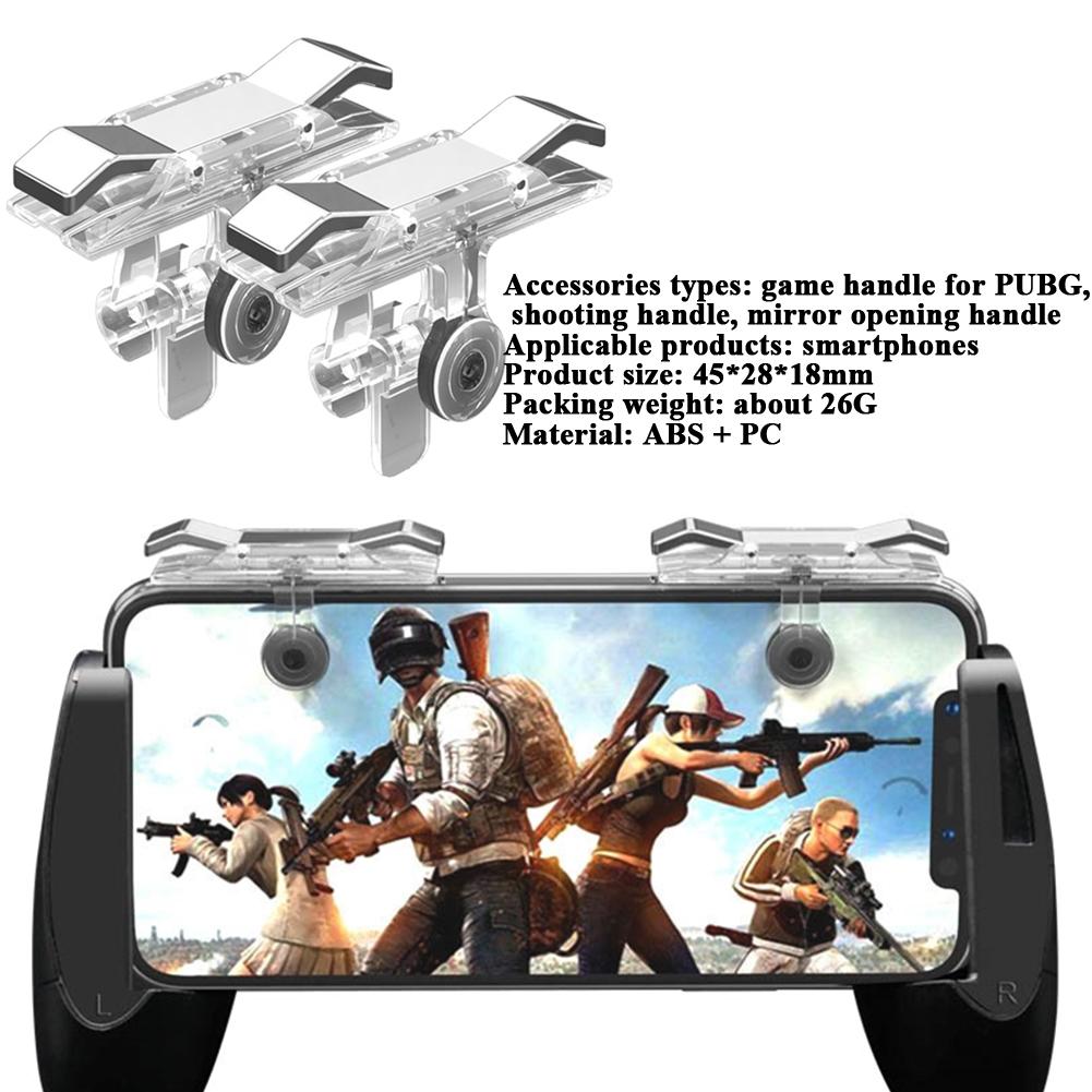 G21 Mobile Phone Game Trigger Gamepad Joystick 6-Finger Aim Shooting L1 R1 Key Button For Phone Android For PUBG Game Controller