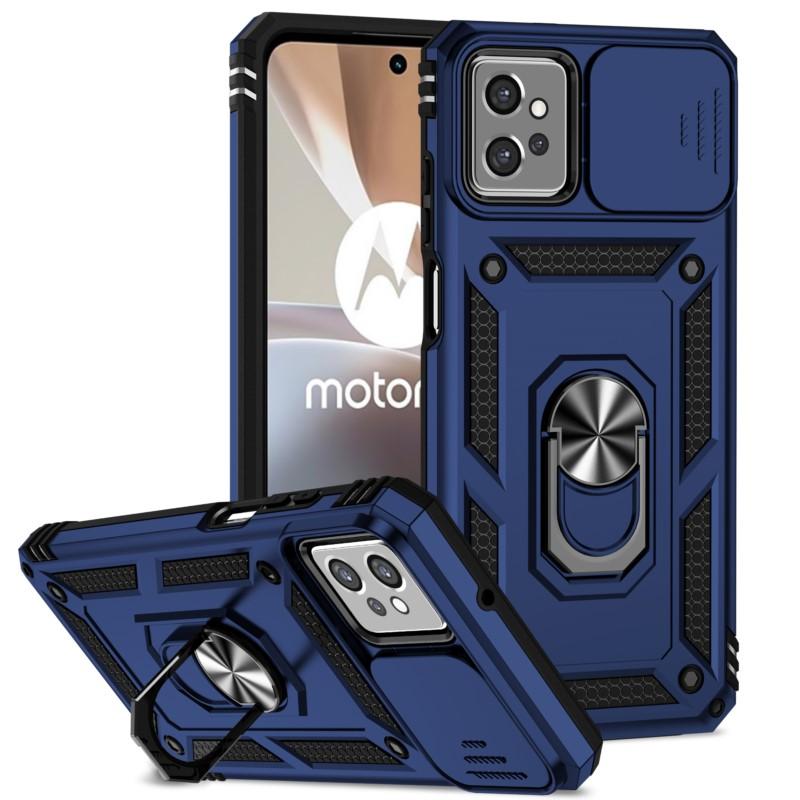 Чехол для Motorola Moto G32, чехол для Moto G32, чехол Fundas, слайд-объектив, магнитное кольцо, держатель на окно, задний бампер Moto G32
